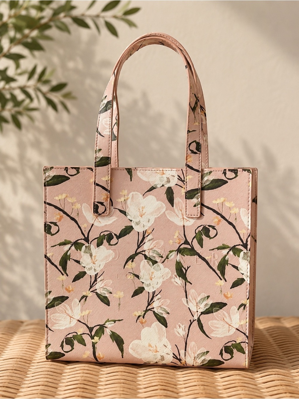 Ted Baker London Blossom Mini Tote Soft Blush Pink Floral NWT
